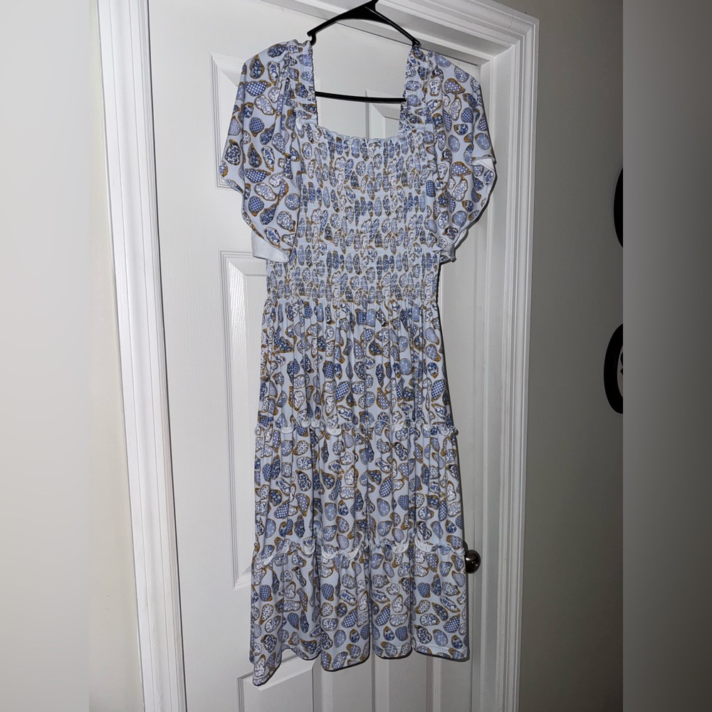 Floral Print Midi Dress